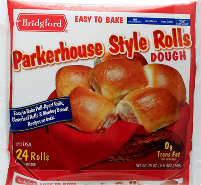 Bridgford Parkerhouse Style Rolls Dough 24 ea