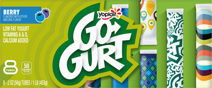 Yoplait Go-Gurt, Low Fat Yogurt, Berry, 16 oz