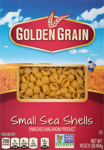 Golden Grain Small Sea Shells 16 oz