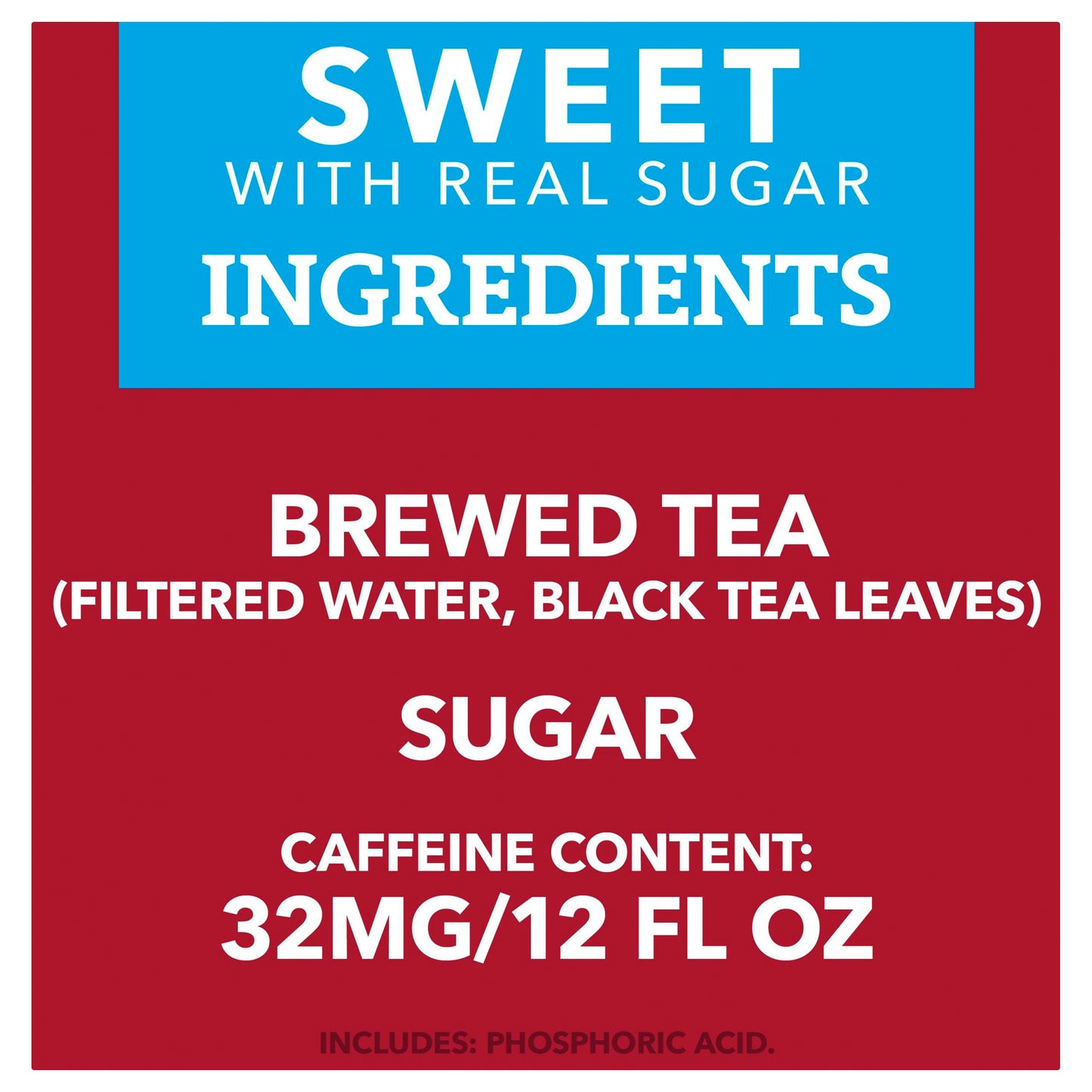 Gold Peak Sweetened Black Tea Bottle 52 fl oz