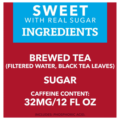 Gold Peak Sweetened Black Tea Bottle 52 fl oz