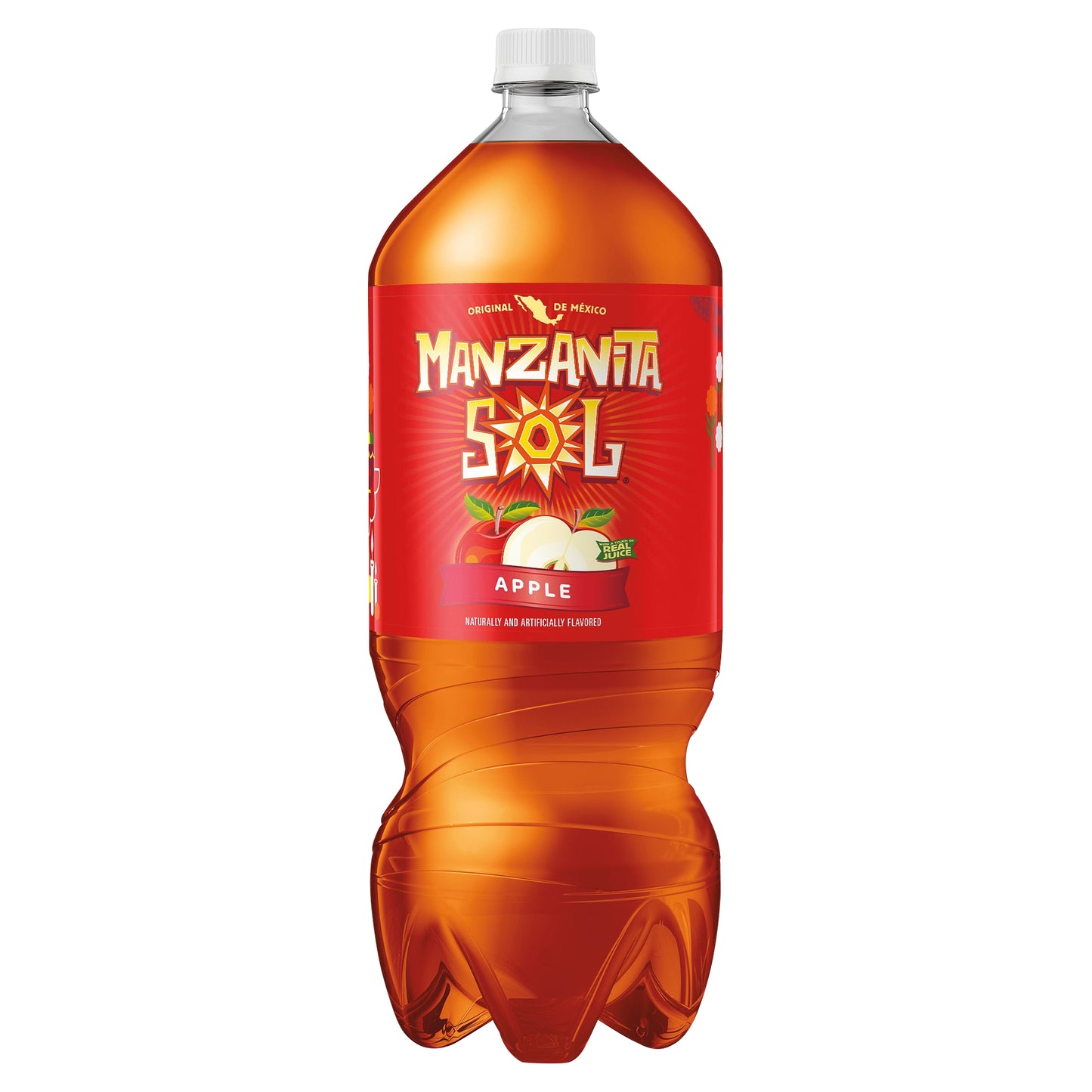 Manzanita Sol Soda Apple Naturally & Artificially Flavored 2 L Bottle