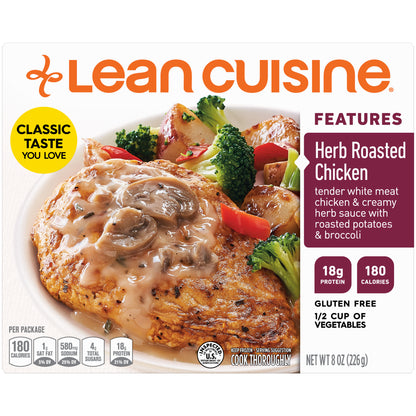 LEAN CUISINE FEATURES Herb Roasted Chicken 8 oz. Box