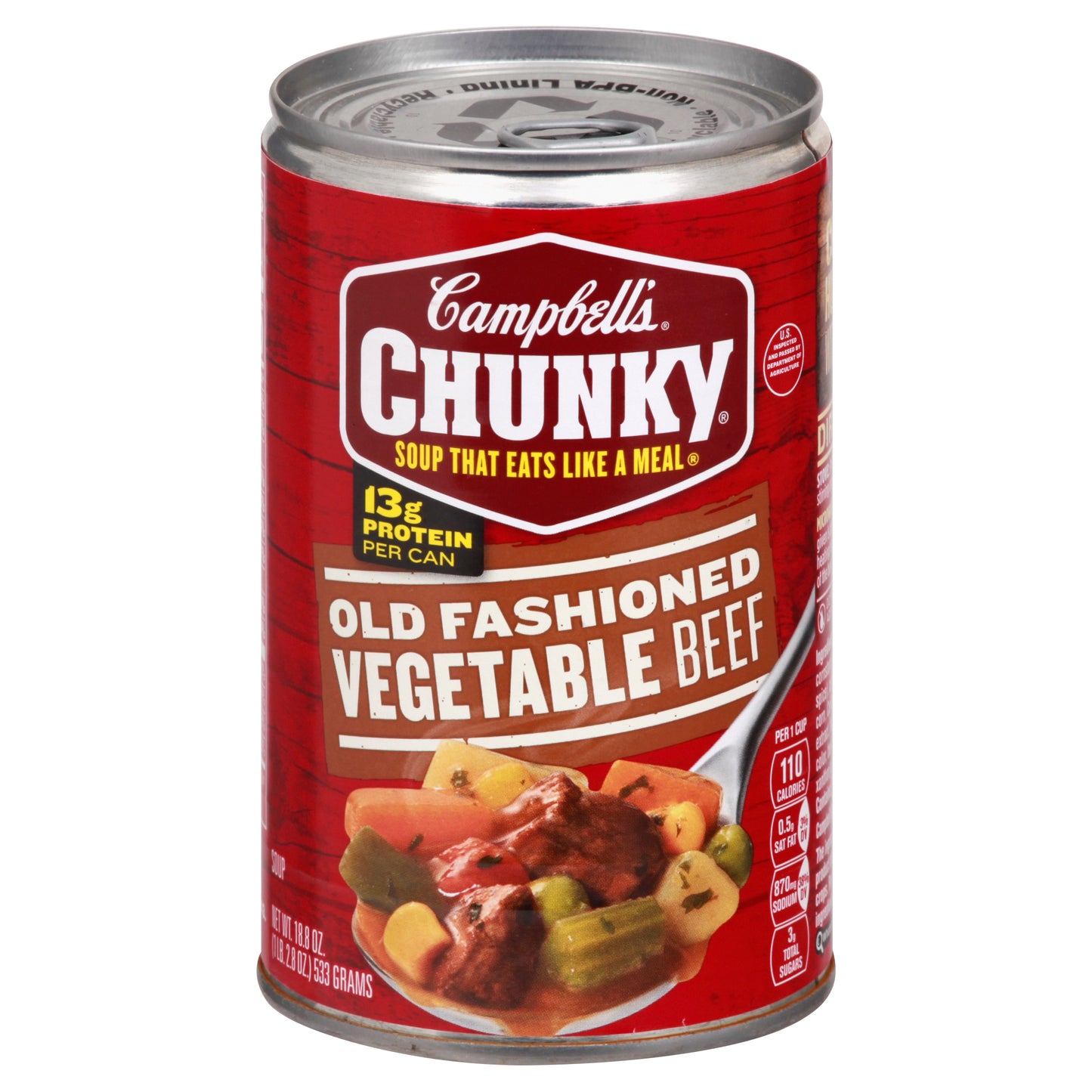 Campbell's Chunky Old Fashioned Vegetable Beef Soup 18.8 oz