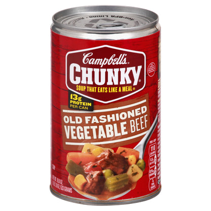 Campbell's Chunky Old Fashioned Vegetable Beef Soup 18.8 oz