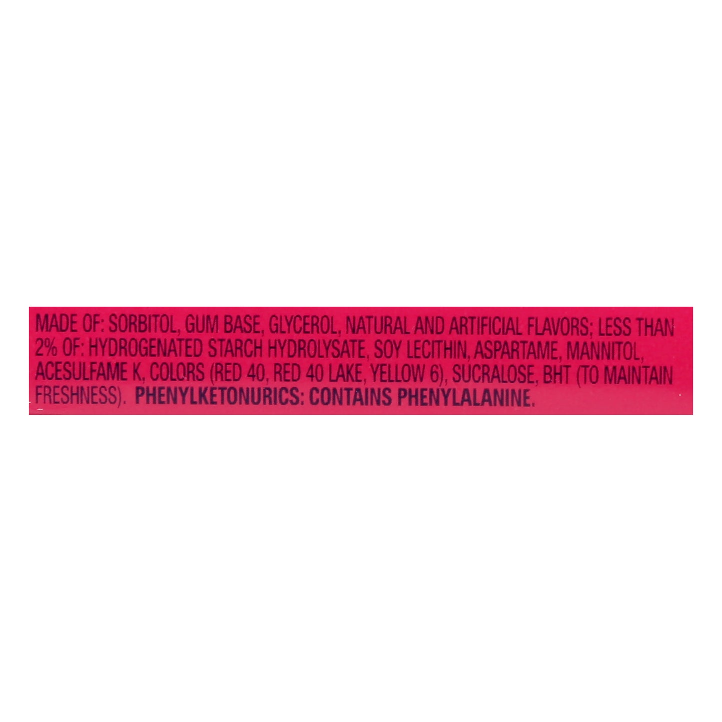 Extra Sugarfree Classic Bubble Gum 15 ea