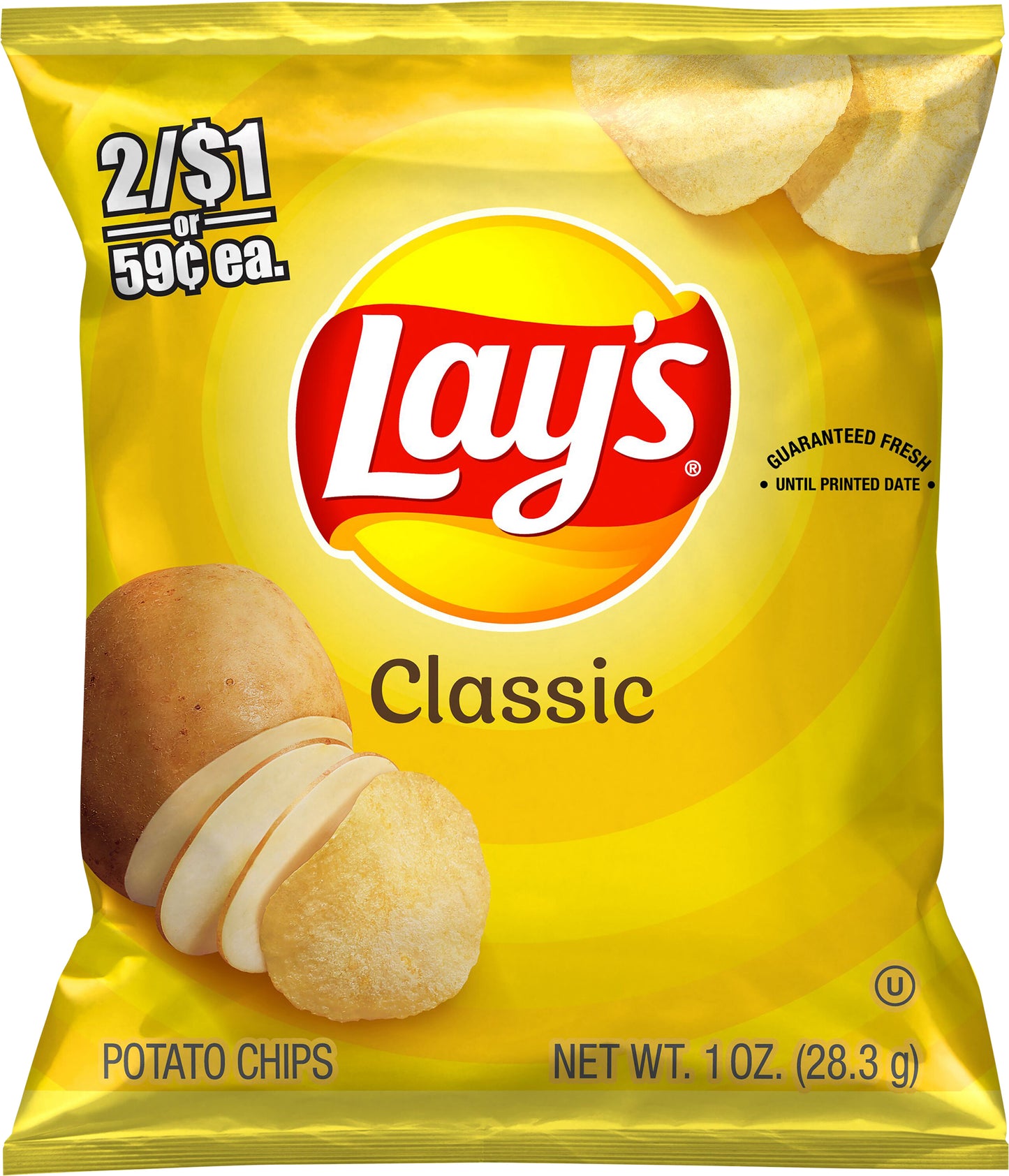 Lay's Potato Chips Classic 1 Oz