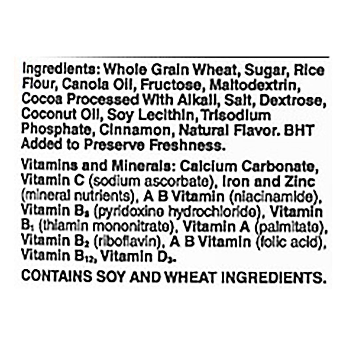 Chocolate Toast Crunch Cereal 2 lb