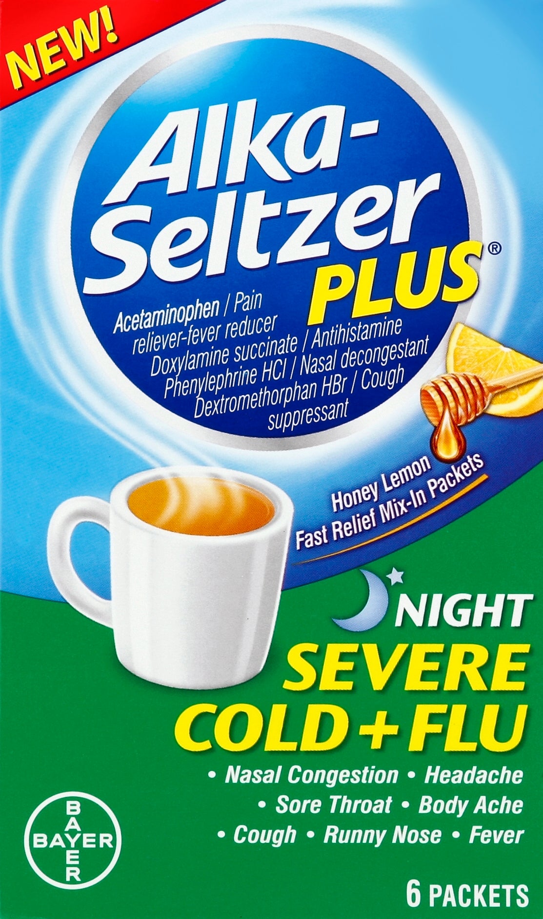 Alka-Seltzer Plus Severe Cold + Flu 6 ea
