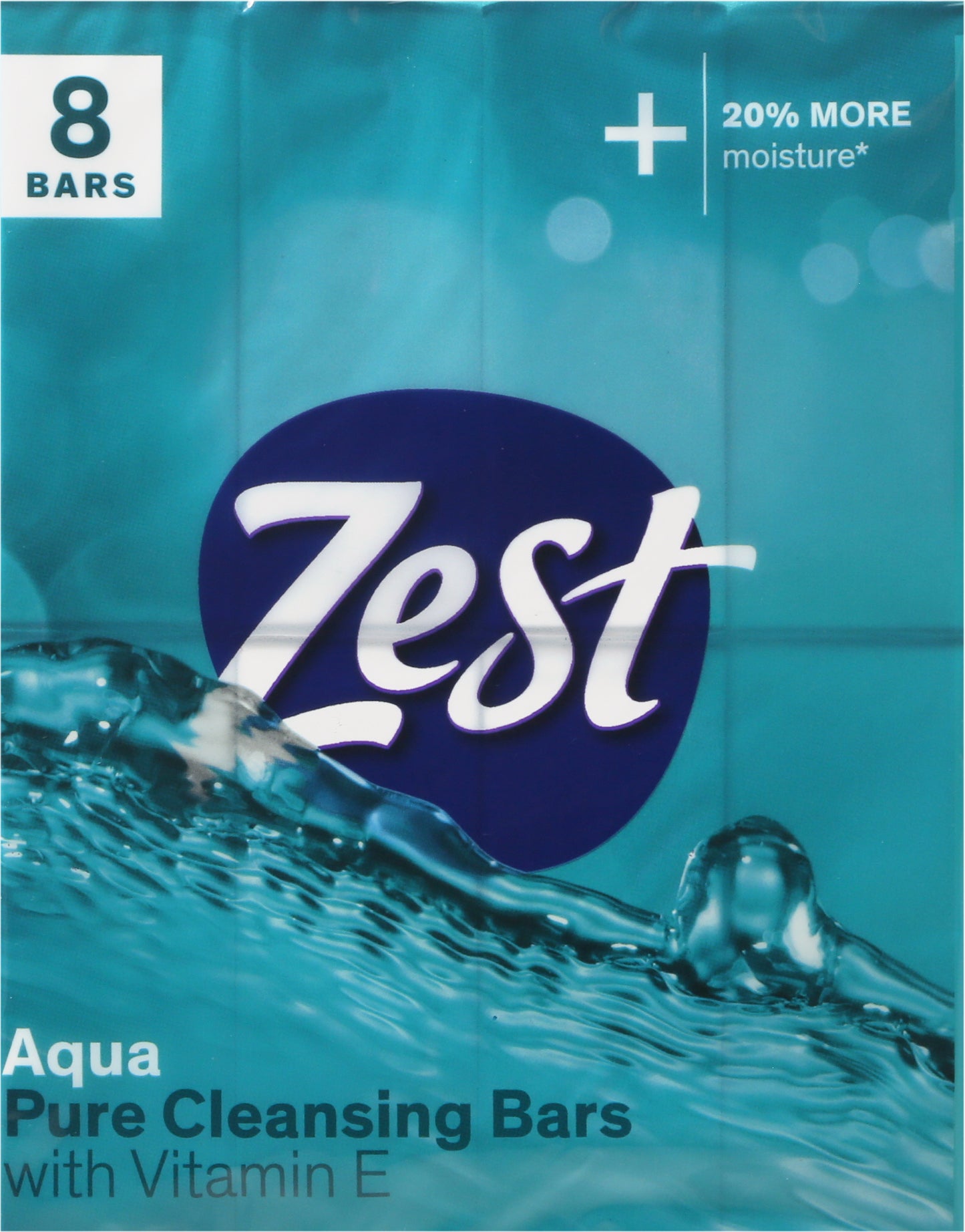 Zest Aqua Pure Cleansing Bars 8 - 4 oz Bars