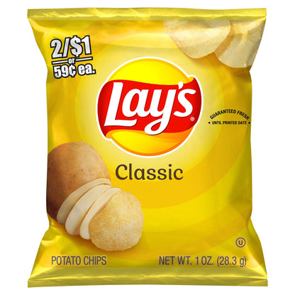 Lay's Potato Chips Classic 1 Oz
