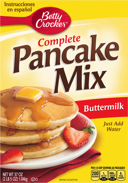 Betty Crocker Complete Buttermilk Pancake Mix, 37 oz