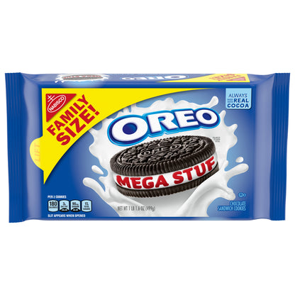 OREO - MEGA STUF - 17.6Z 600102 BE Update 17.6 Oz English