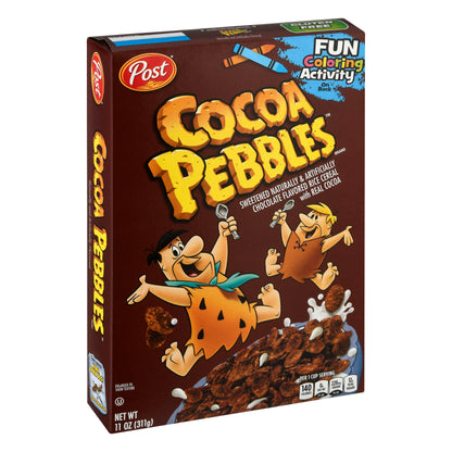 Cocoa Pebbles Chocolate Flavored Rice Cereal 11 oz