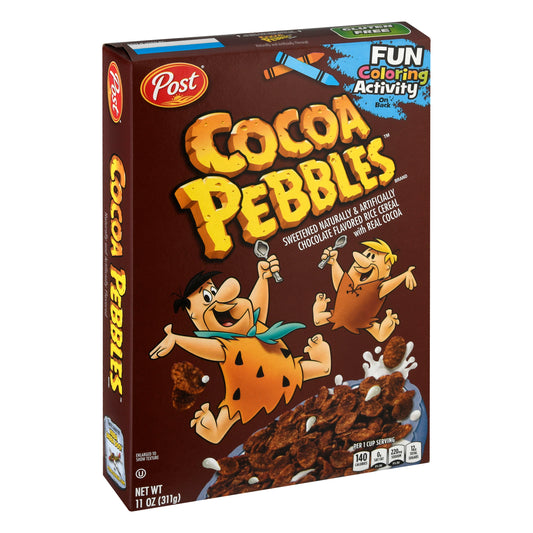 Cocoa Pebbles Chocolate Flavored Rice Cereal 11 oz