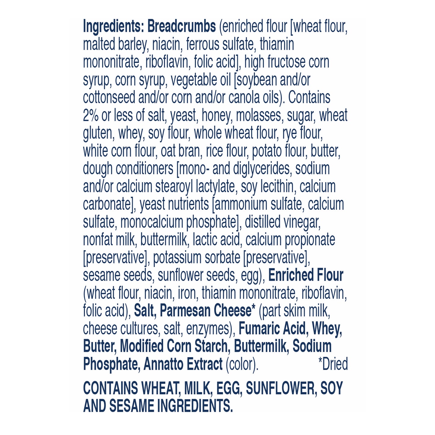 Progresso Quality Foods, Parmesan Breadcrumbs, 15 oz