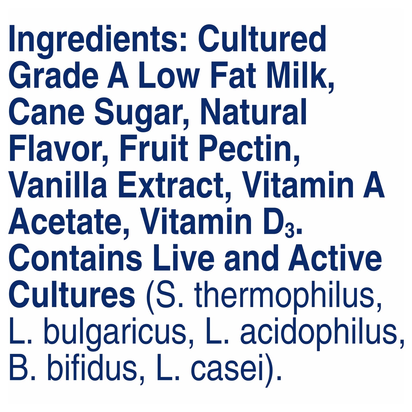 Mountain High Low Fat Vanilla Yoghurt 32 oz