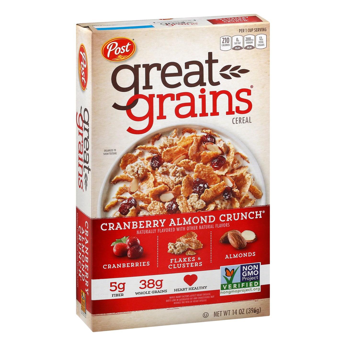 Great Grains Cranberry Almond Crunch Cereal 14 oz