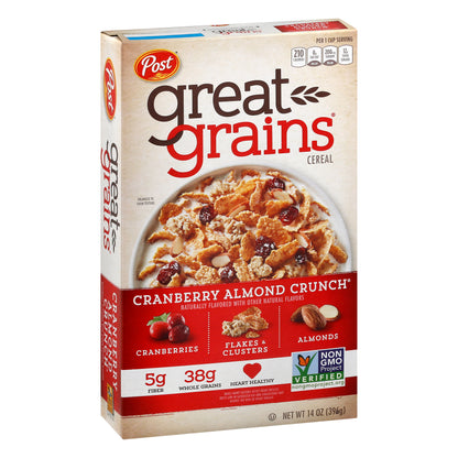 Great Grains Cranberry Almond Crunch Cereal 14 oz
