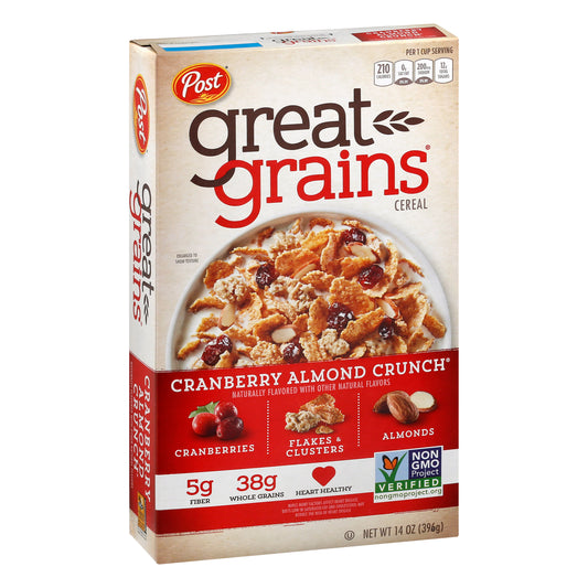 Great Grains Cranberry Almond Crunch Cereal 14 oz