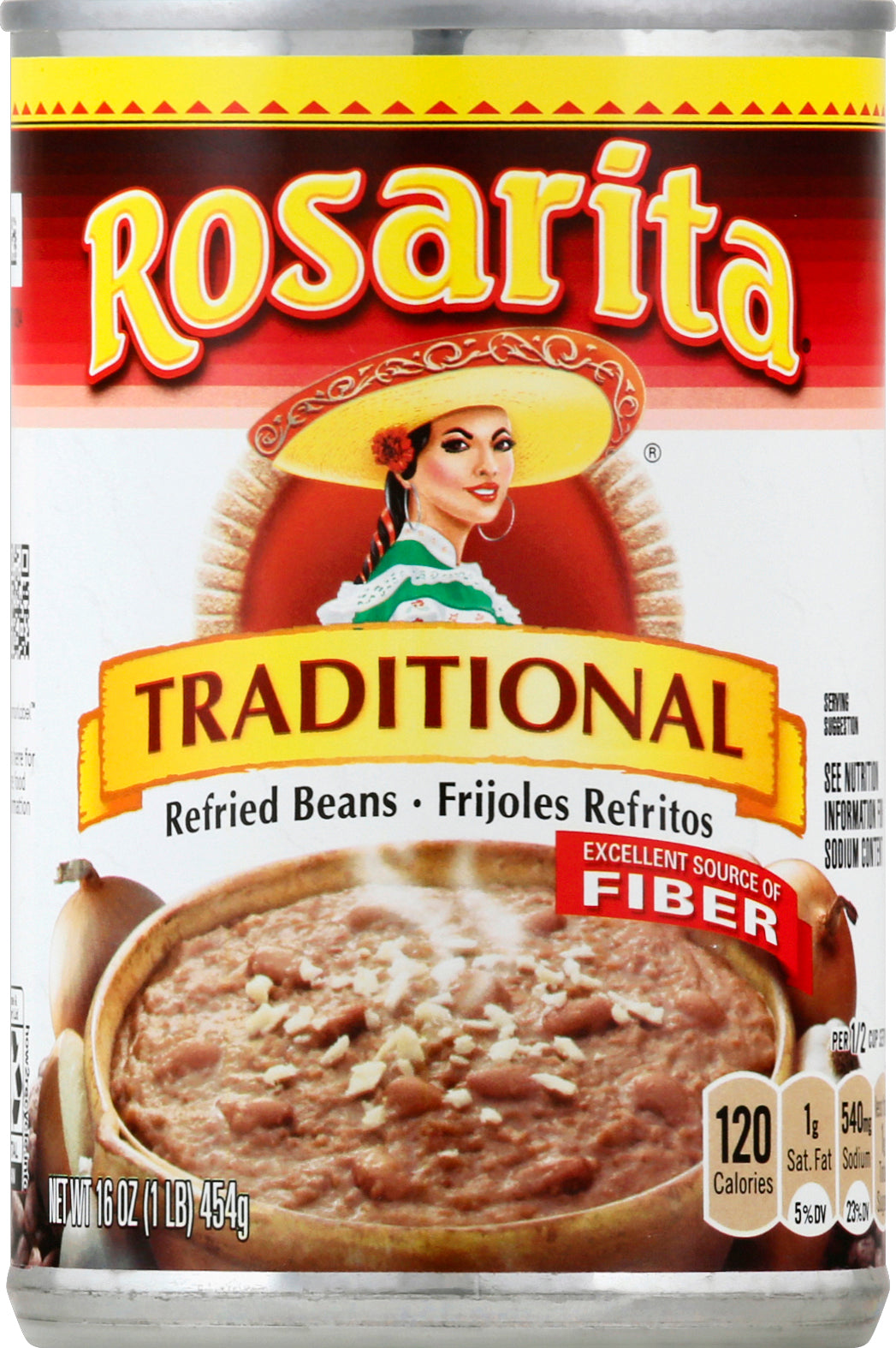 Rosarita Refried Beans 16 oz