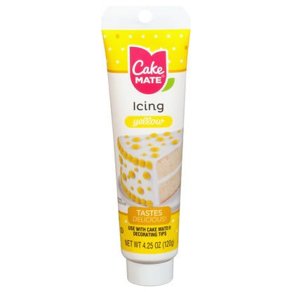 Cake Mate Yellow Icing 4.25 oz