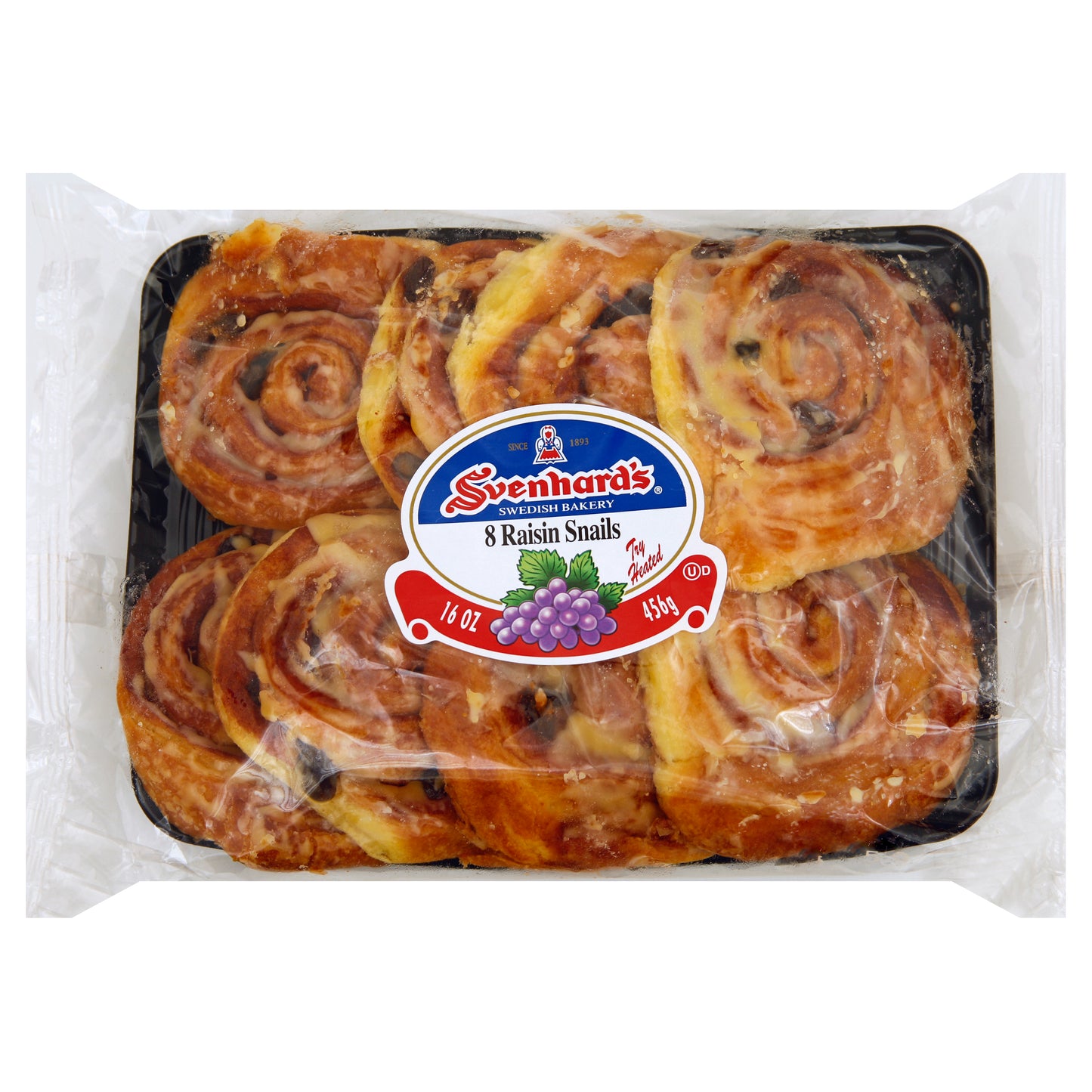 Svenhards Raisin Snails 8 ea