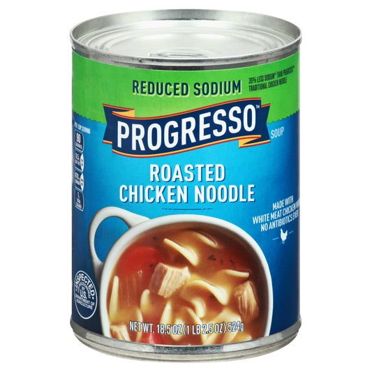 Progresso Reduced Sodium Roasted Chicken Noodle Soup 18.5 oz