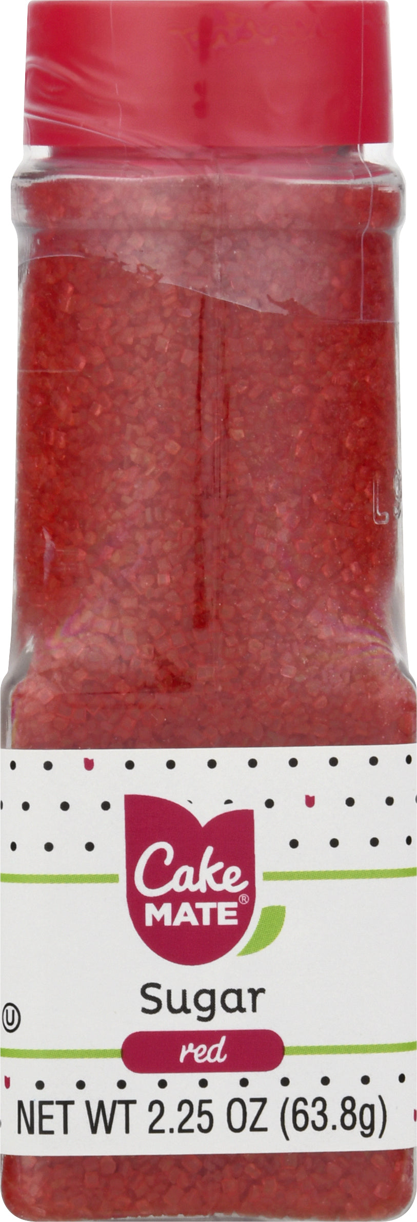 Cake Mate Red Sugar 2.25 oz