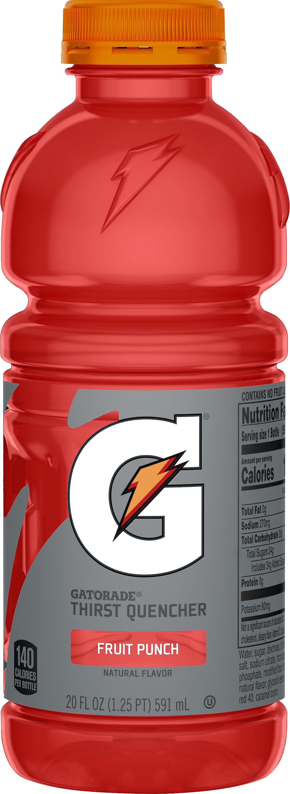 Gatorade Fruit Punch Thirst Quencher 20 oz