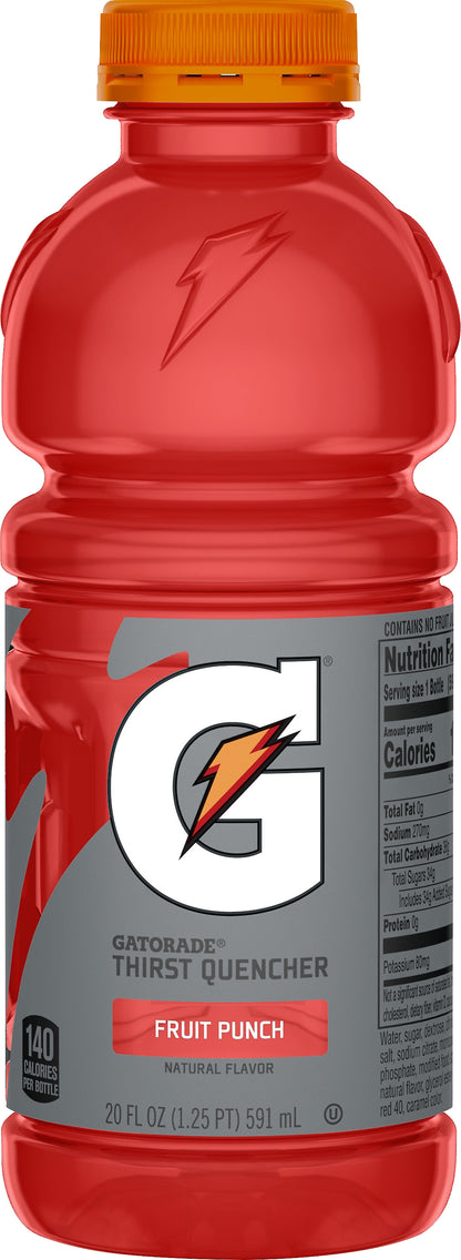 Gatorade Fruit Punch Thirst Quencher 20 oz