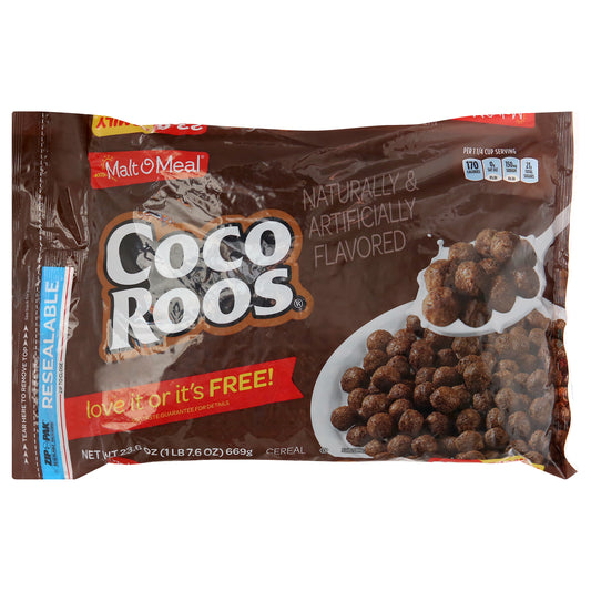 Malt O Meal Family Size Coco Roos Cereal 23.6 oz