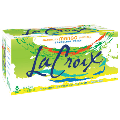 LaCroix Mango Sparkling Water 8 - 12 fl oz Cans