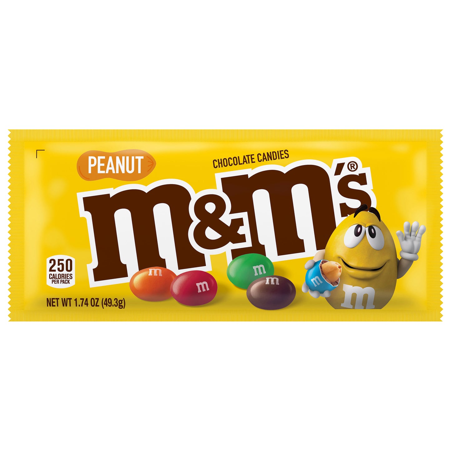 M&M's Peanut Chocolate Candies 1.74 oz