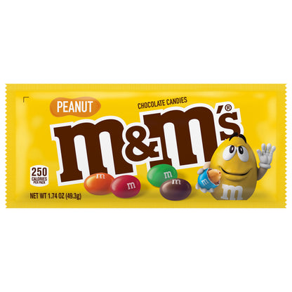 M&M's Peanut Chocolate Candies 1.74 oz