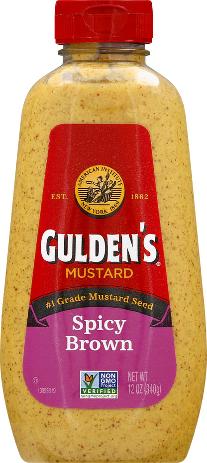 Gulden's Spicy Brown Mustard 12 oz