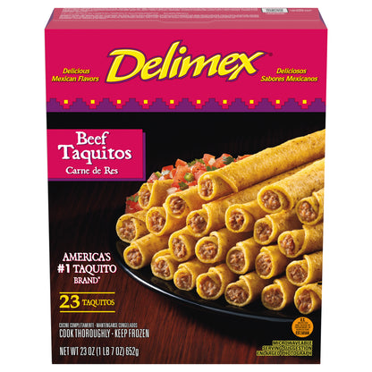 Delimex® Beef Corn Taquitos 23 ct Box