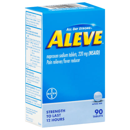 Aleve All Day Strong 220 mg Pain Reliever/Fever Reducer 90 Tablets