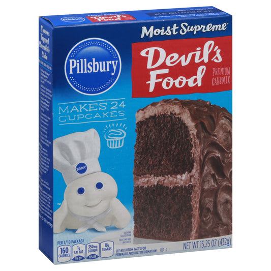 Pillsbury Moist Supreme Premium Devil's Food Cake Mix 15.25 oz