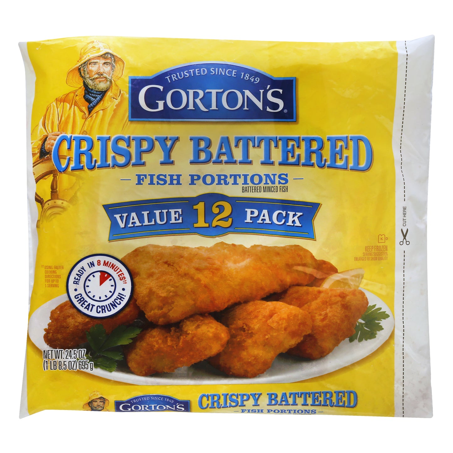 Gorton's Value Pack Crispy Battered Fish Portions 12 ea