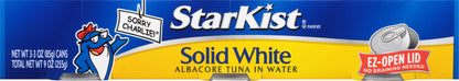 StarKist 3 Pack Solid White Albacore Tuna in Water 3 ea