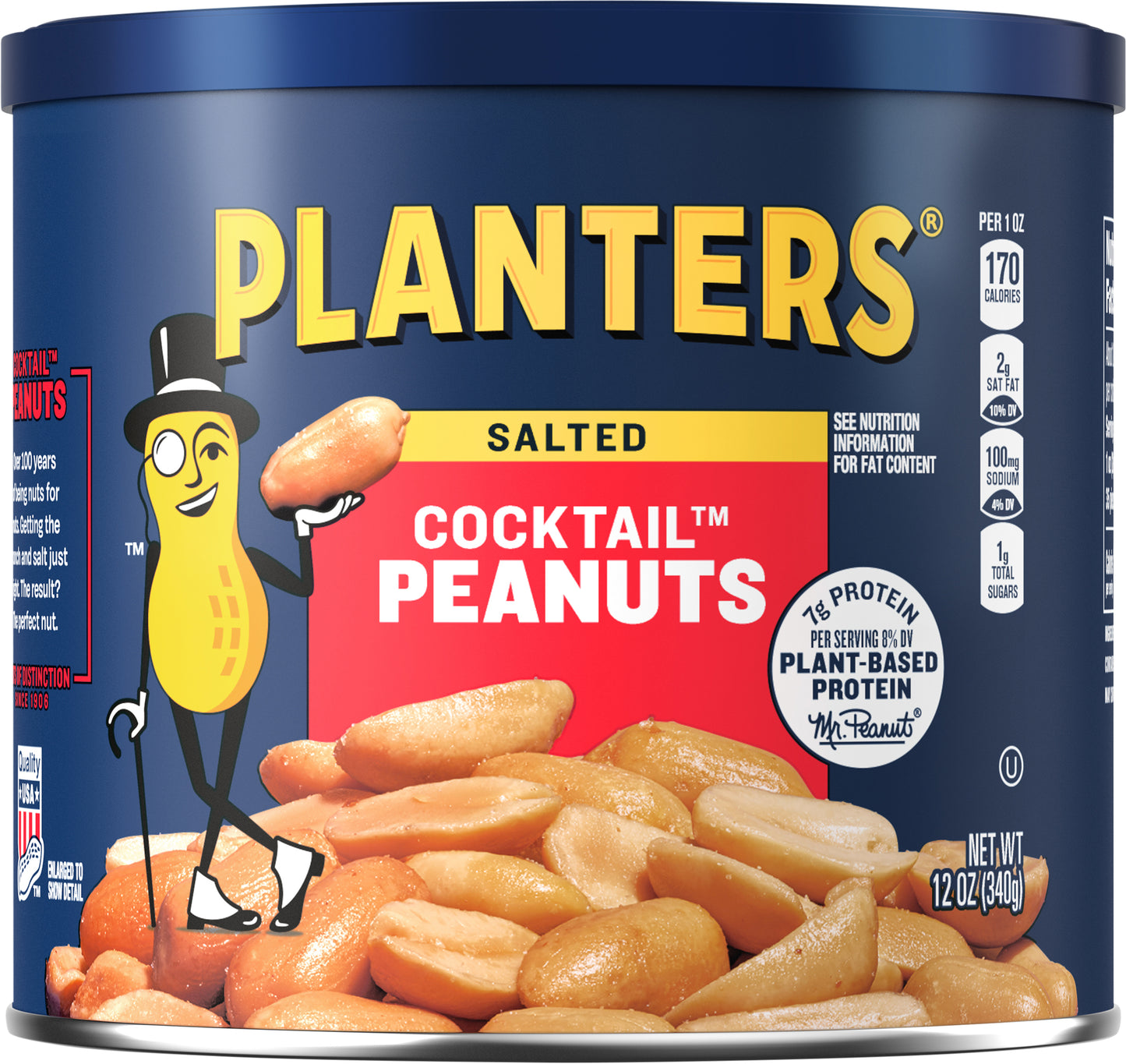 Planters Salted Cocktail Peanuts 12 oz