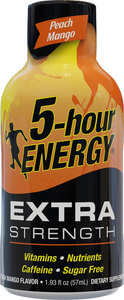 5-hour ENERGY® Shot, Extra Strength, Peach Mango, 1.93 oz