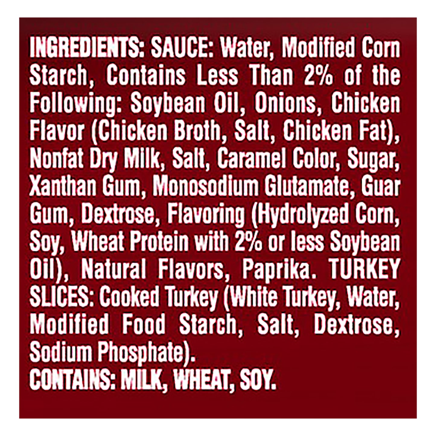 Banquet Family Size Homestyle Gravy & Sliced White Meat Turkey 26 oz