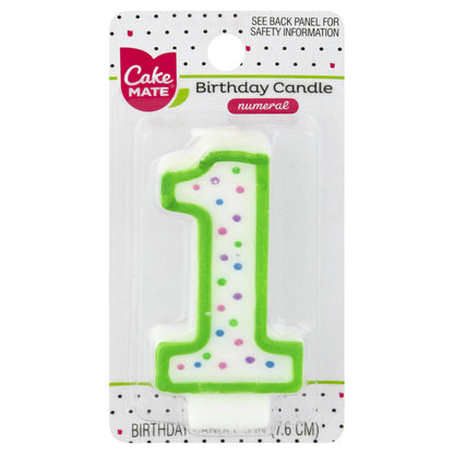 Cake Mate Numeral 1 3 Inch Birthday Candle 1 ea