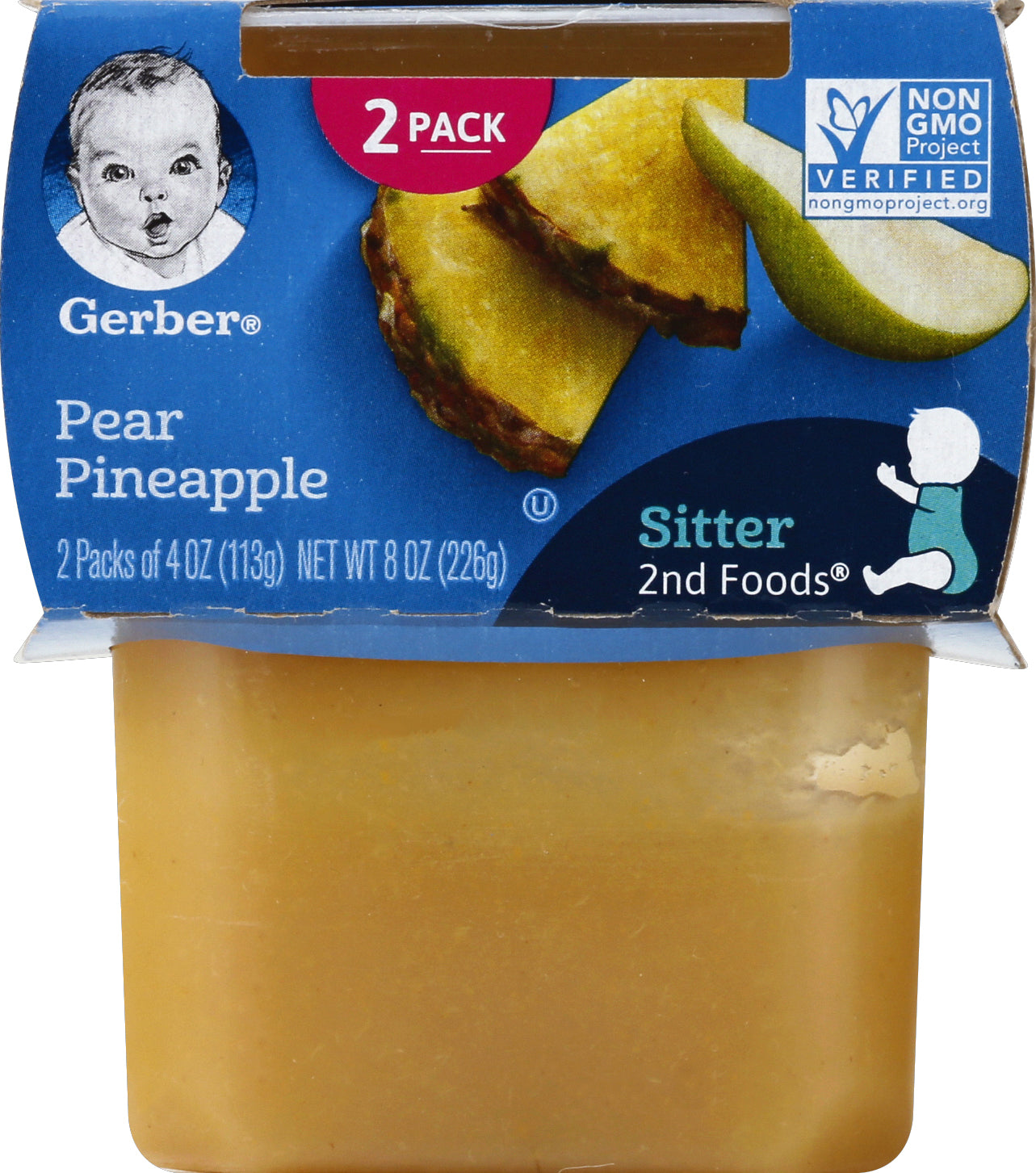 Gerber Pear Pineapple 2 ea