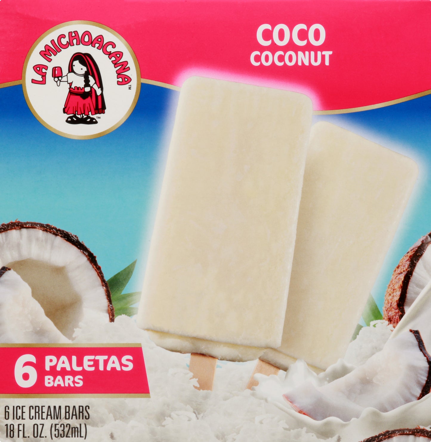La Michoacana Ice Cream Bars 6 ea