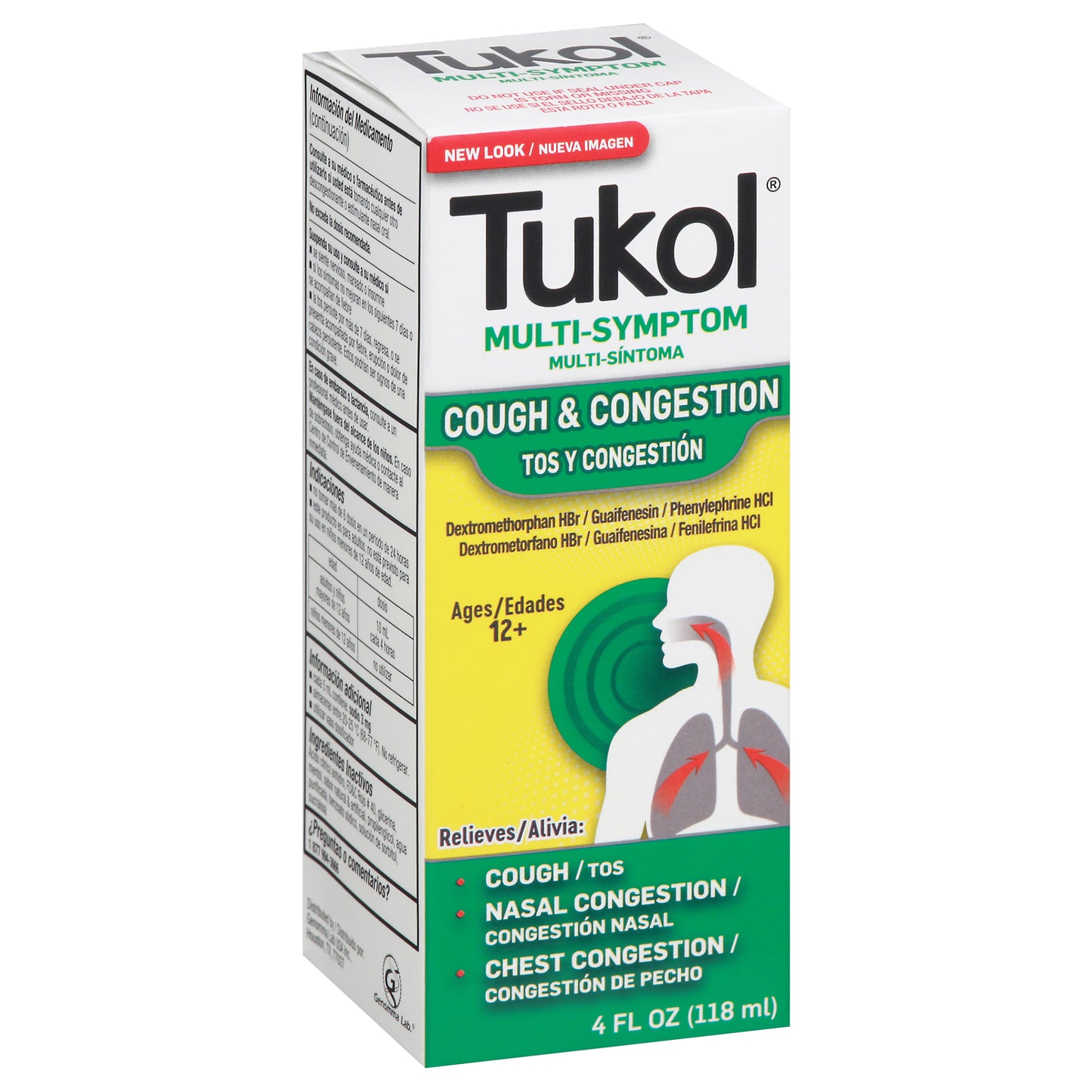 Tukol Ages 12+ Cough & Congestion 4 oz