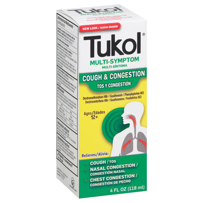 Tukol Ages 12+ Cough & Congestion 4 oz