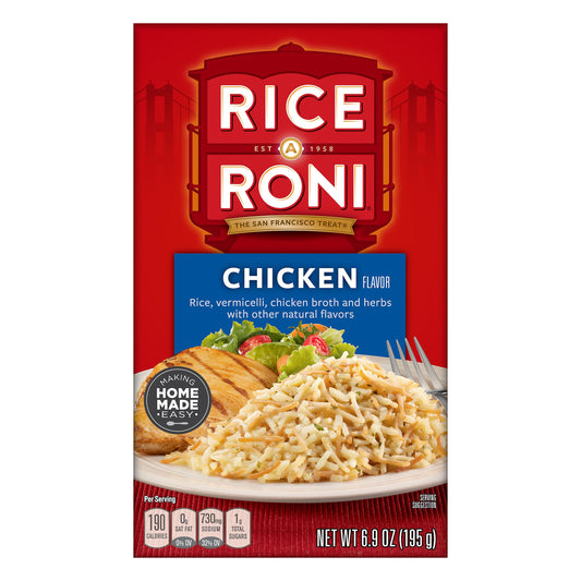 Rice A Roni Chicken Flavor Food Mix 6.9 oz